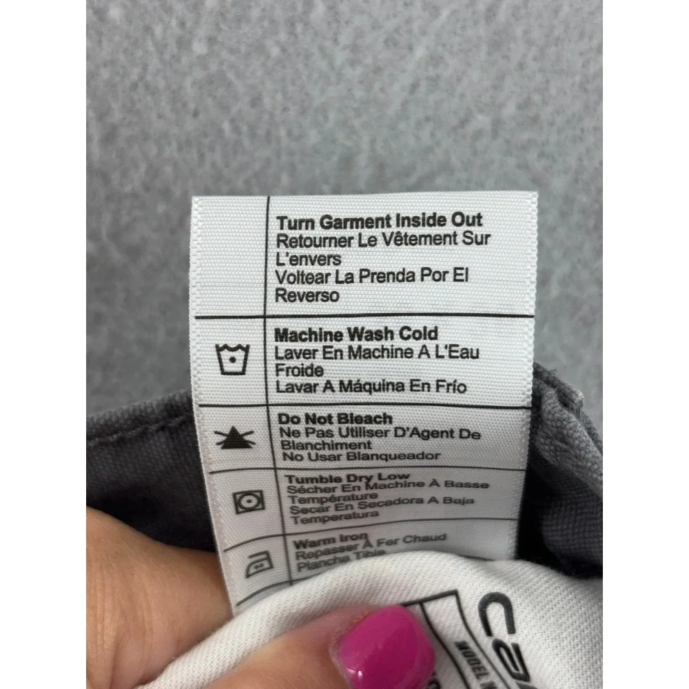 Carhartt Rugged Flex Canvas Work Pants Mens 38x36 Gray Relaxed Fit BN2517-M